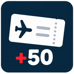 Given to pilots with more than 50 flights.